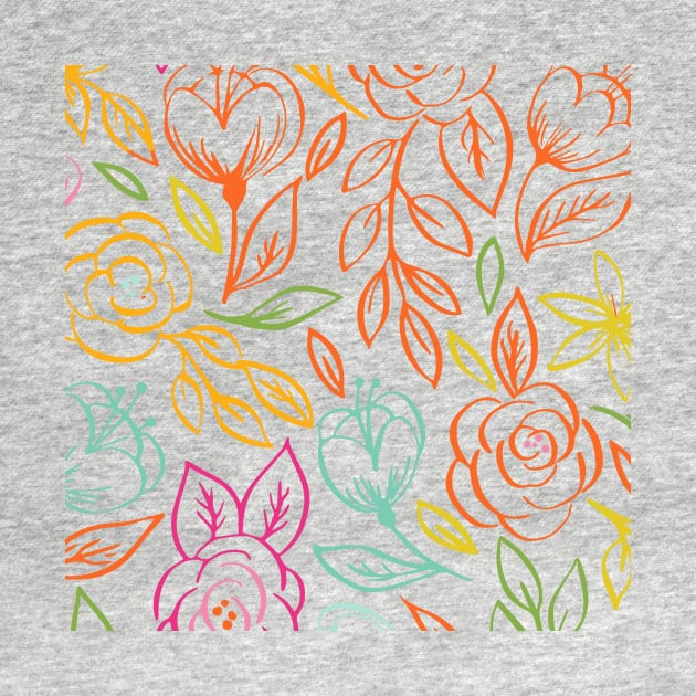 Bold Spring Floral by greenoriginals